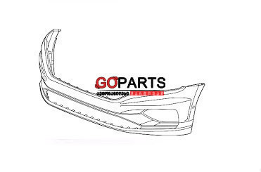 20-21 PASSAT FRT Bumper