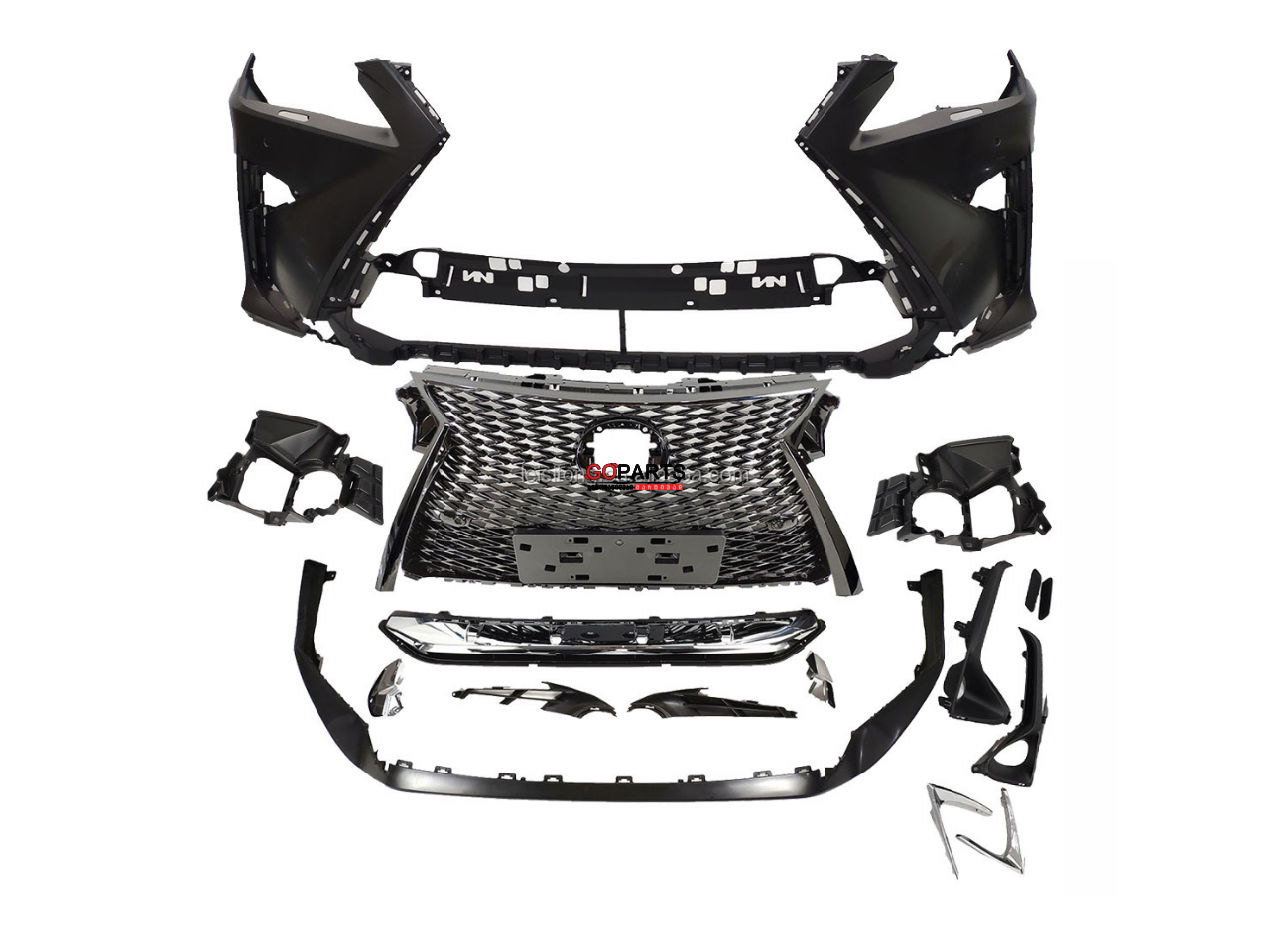 16-19 RX350/450h Bumper ASSEMBLY + F-SPORT