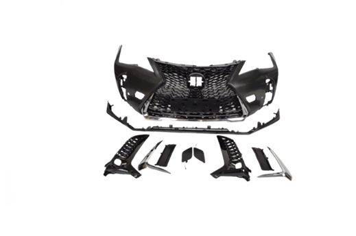 17- UX200 - ბამპერი (კომპლექტი) F-SPORT + მუქი ნიკელით